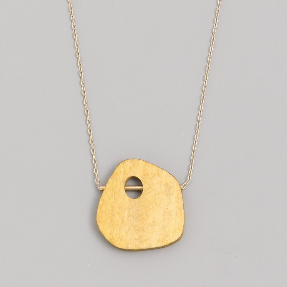 Wooden minimalist necklace